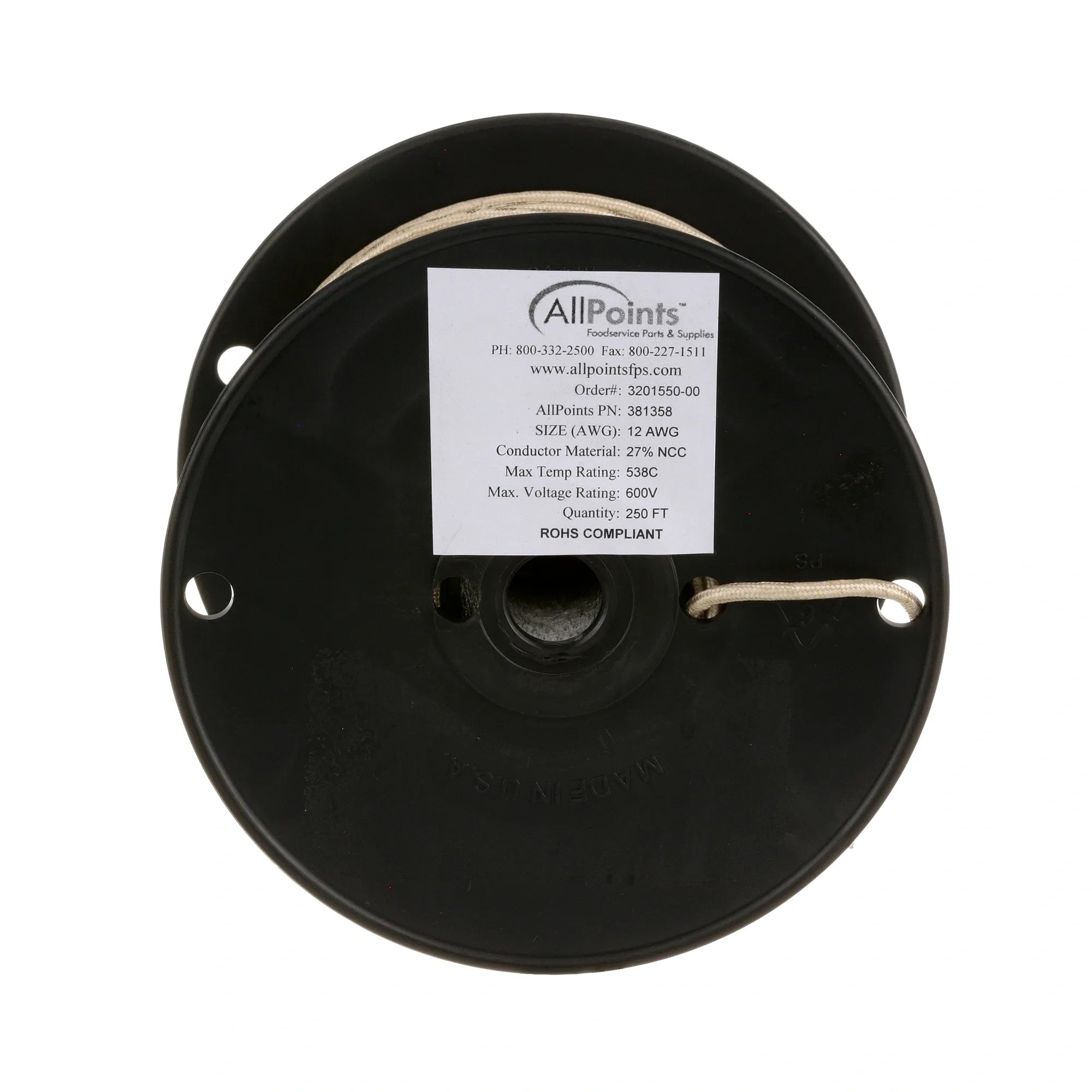 381358 B2BFSI - High Temperature Wire #12 Gauge 250 ft alternate view 1 381358 B2BFSI - High Temperature Wire #12 Gauge 250 ft alternate view 1